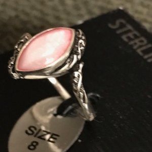 Marsala Sterling Silver Ring